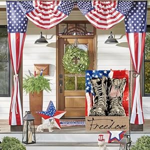 AVOIN colorlife Freedom Boots Garden Flag 12x18 Inch Double Sided, Patriotic 4th of July Independence Memorial Day Veteran Soldier Yard Outdoor Decoration AVOIN colorlife Freedom Boots Garden Flag 12×18 Inch Double Sided Patriotic 4th of July Independence Memorial Day Veteran Soldier Yard Outdoor Decoration