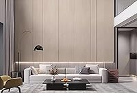 Vista 4 de Pizarras para despegar y pegar para pared, paneles de pared con textura de madera para decoración de pared interior, papel tapiz acolchado