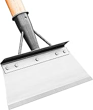 Multifunctional Cleaning Shovel, Garden Shovel, Large Flat Shovel, Garden Shovel, Manganese Steel, Shock Scraper for Weed Removal and Moss, Garden Tools for Snow Shovelling, De-Icing