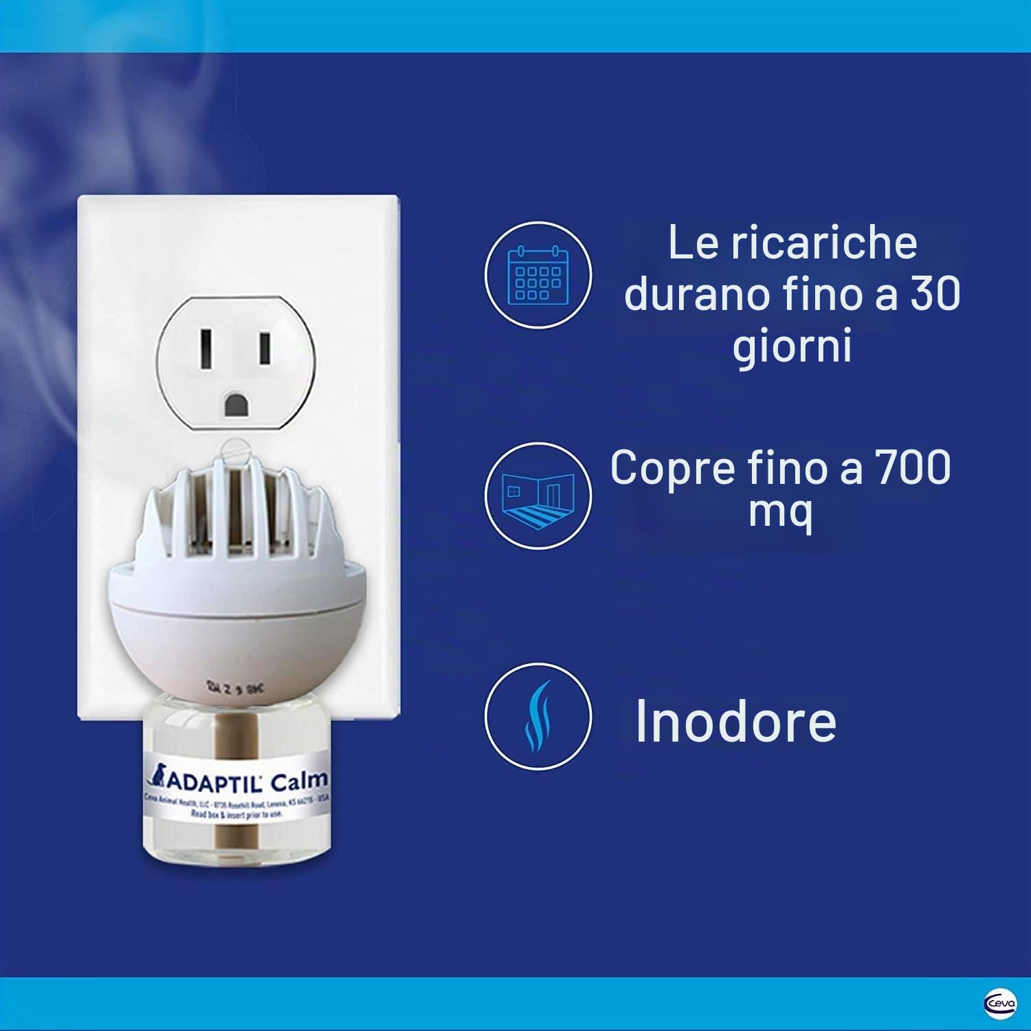 ADAPTIL Diffusore Calma casa per i Cani (30 Giorni Starter Kit)
