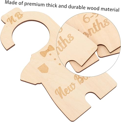 Miniatura 6 de Toyvian Perchas divisorias para niños, perchas para ropa para niños, perchas para ropa de guardería, perchas para bebé, organizador de ropa