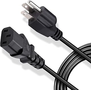 3 Prong Amplifier Power Cord Charger for ION Pathfinder 4 3 2, ION Block Rocker iPA76C iPA76S IPA23 iPA76A Block Party Speaker, Pathfinder 280 320,Bose S1 Pro Bluetooth Speaker Power Cable Replacement