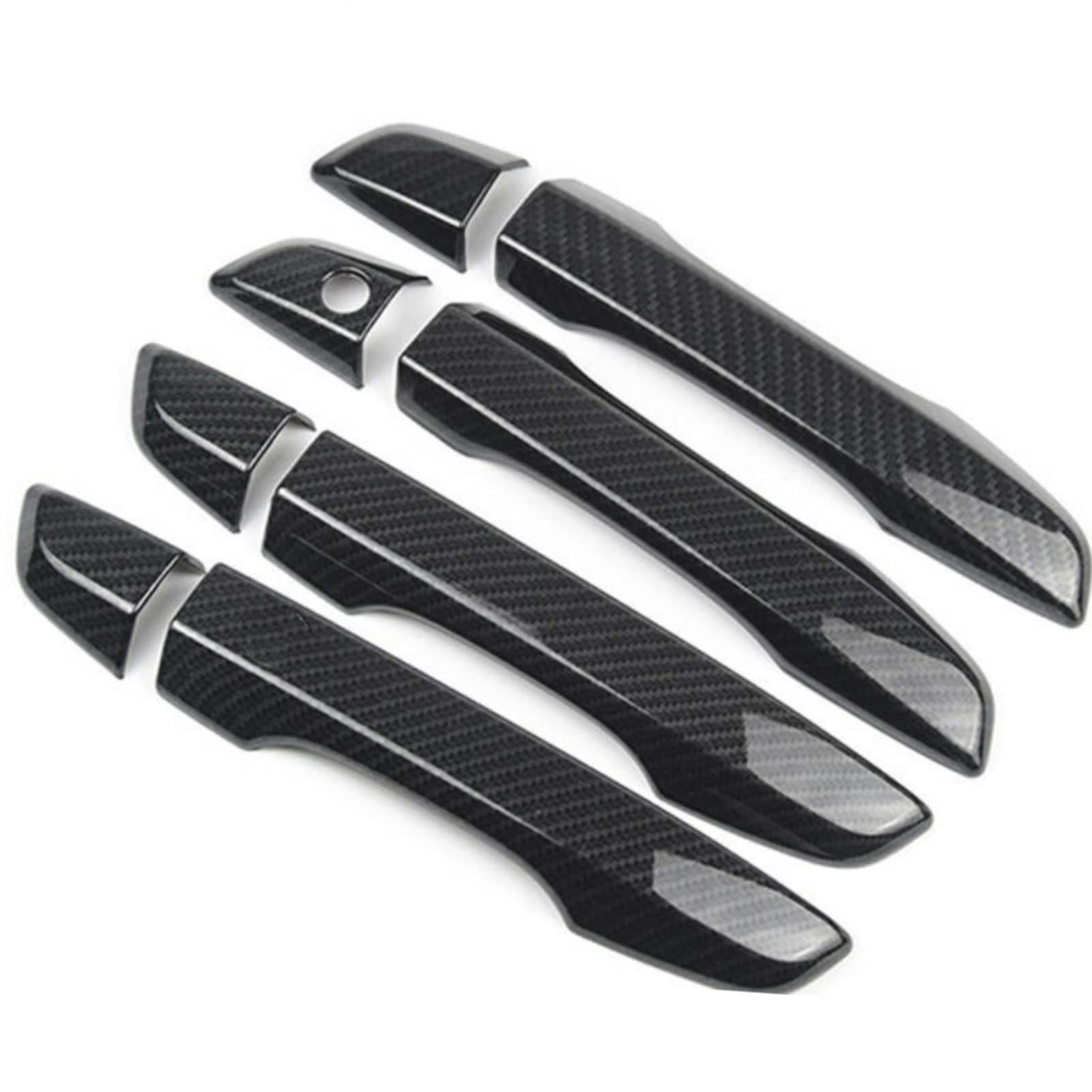 Autocollants poignée de porte Honda Civic pour masquer rayures noir chrome