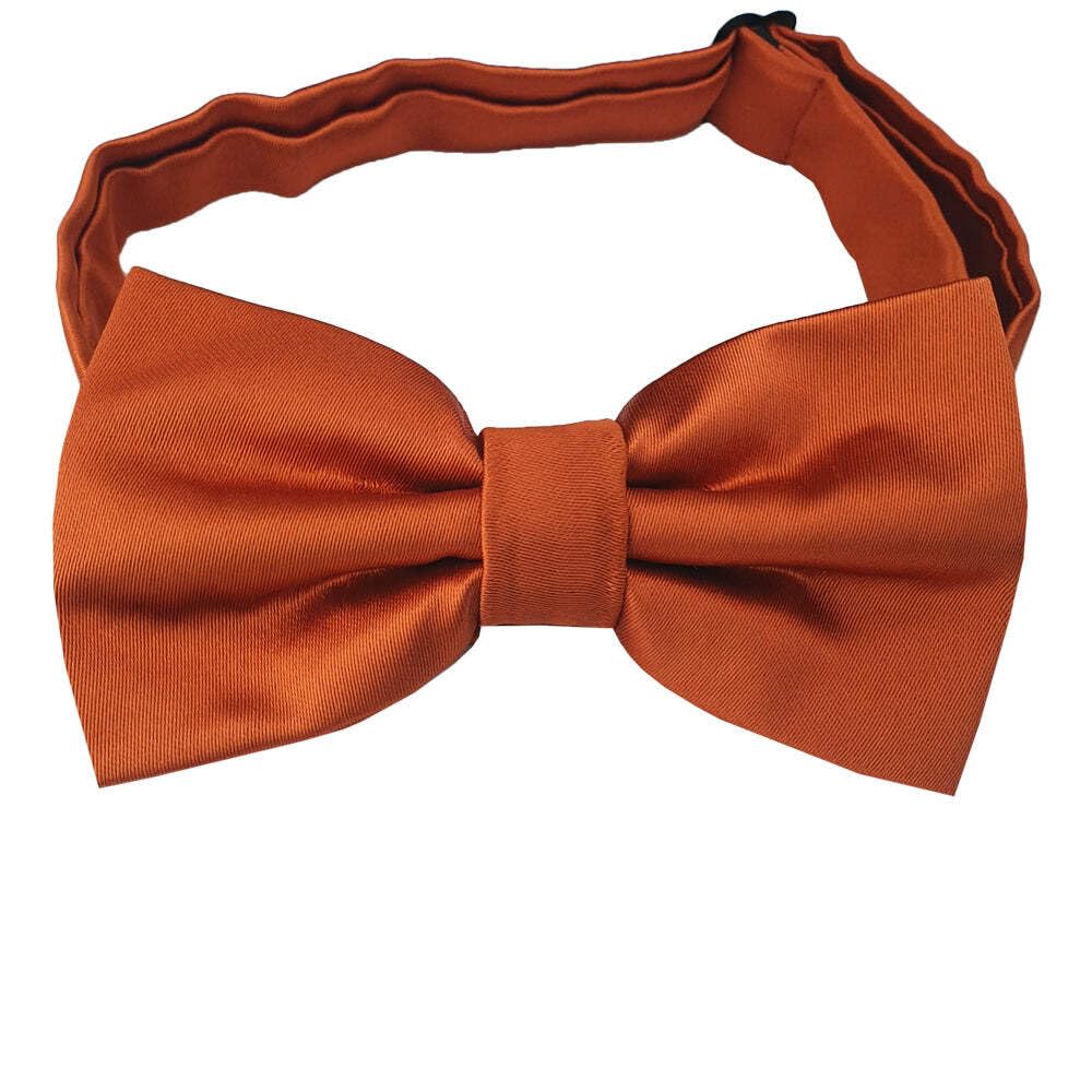 Texture Ties Burnt Orange Men’s Bow Tie