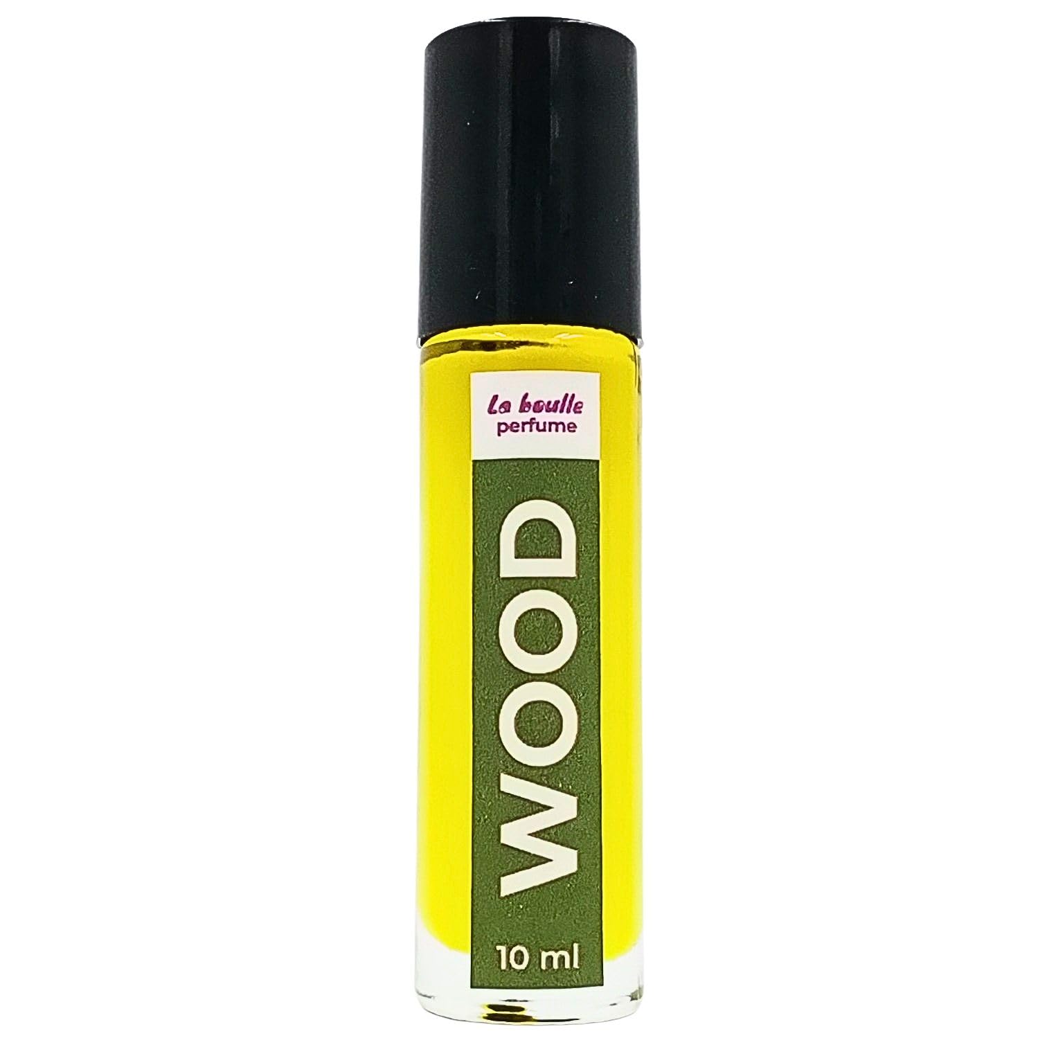 Wood Roll-On Perfume – Fresh Woody Fragrance – Vegan, Handmade, 10ml Rollerball