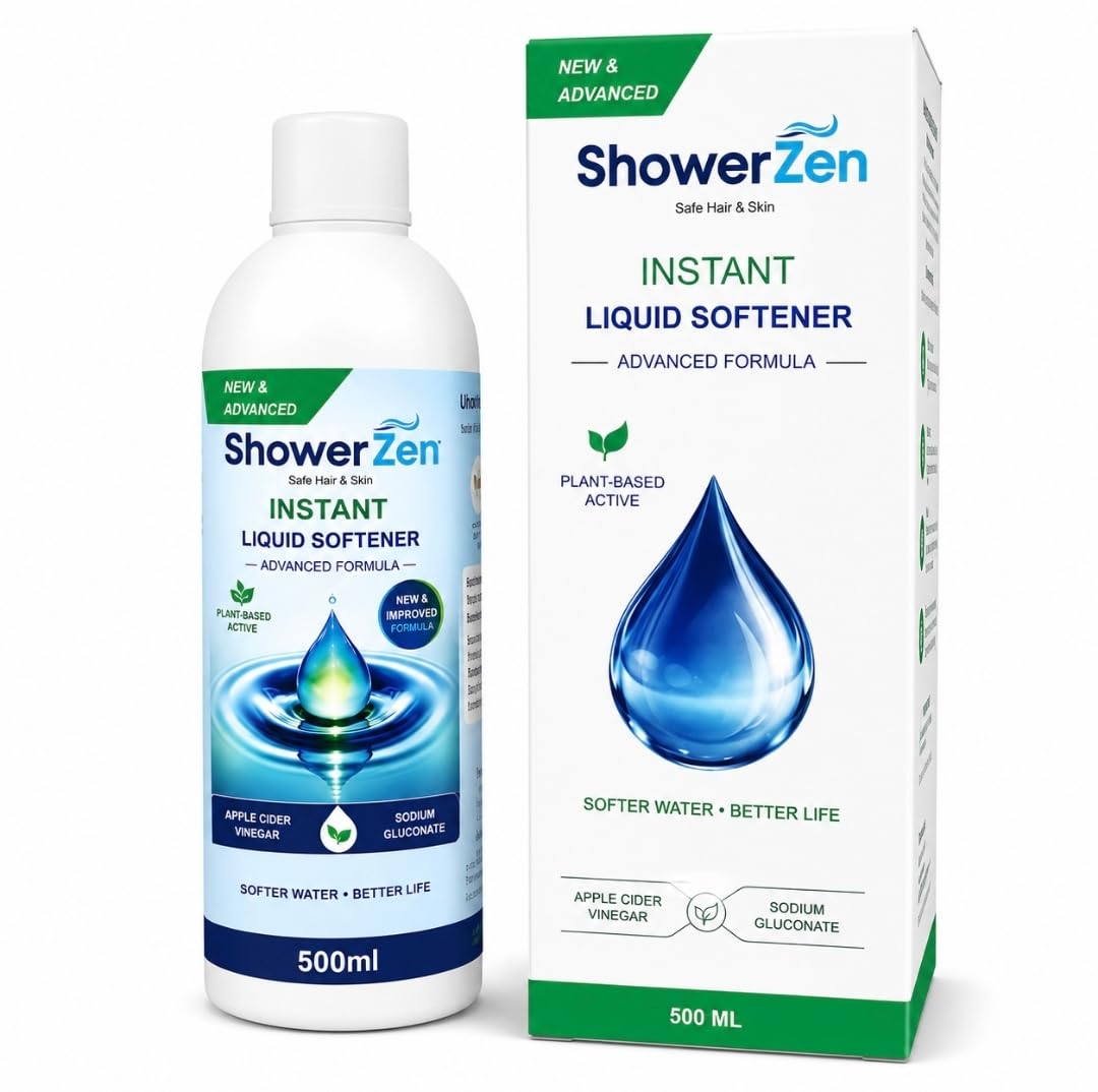 Advanced Instant Water Softener Liquid | With Apple Cider Vinegar & S.Gluconate | Hard Water Softener for Bathing|Helps Reduce Hard Water Effects on Hair & Skin |For Borewell &Tanker Water-image-37