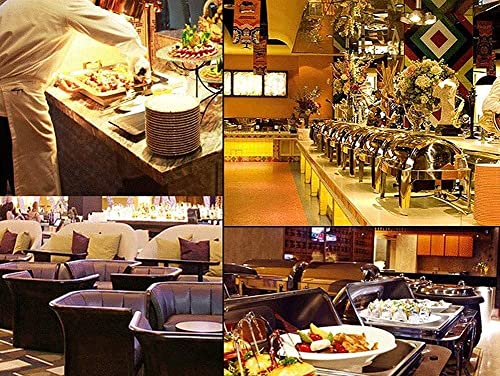 ywewsq Speisenwärmer, Chafing Dish Edelstahl Chafing Dish, Catering Buffetwärmer Set Transparent Sichtbare Abdeckung… – Bild 5