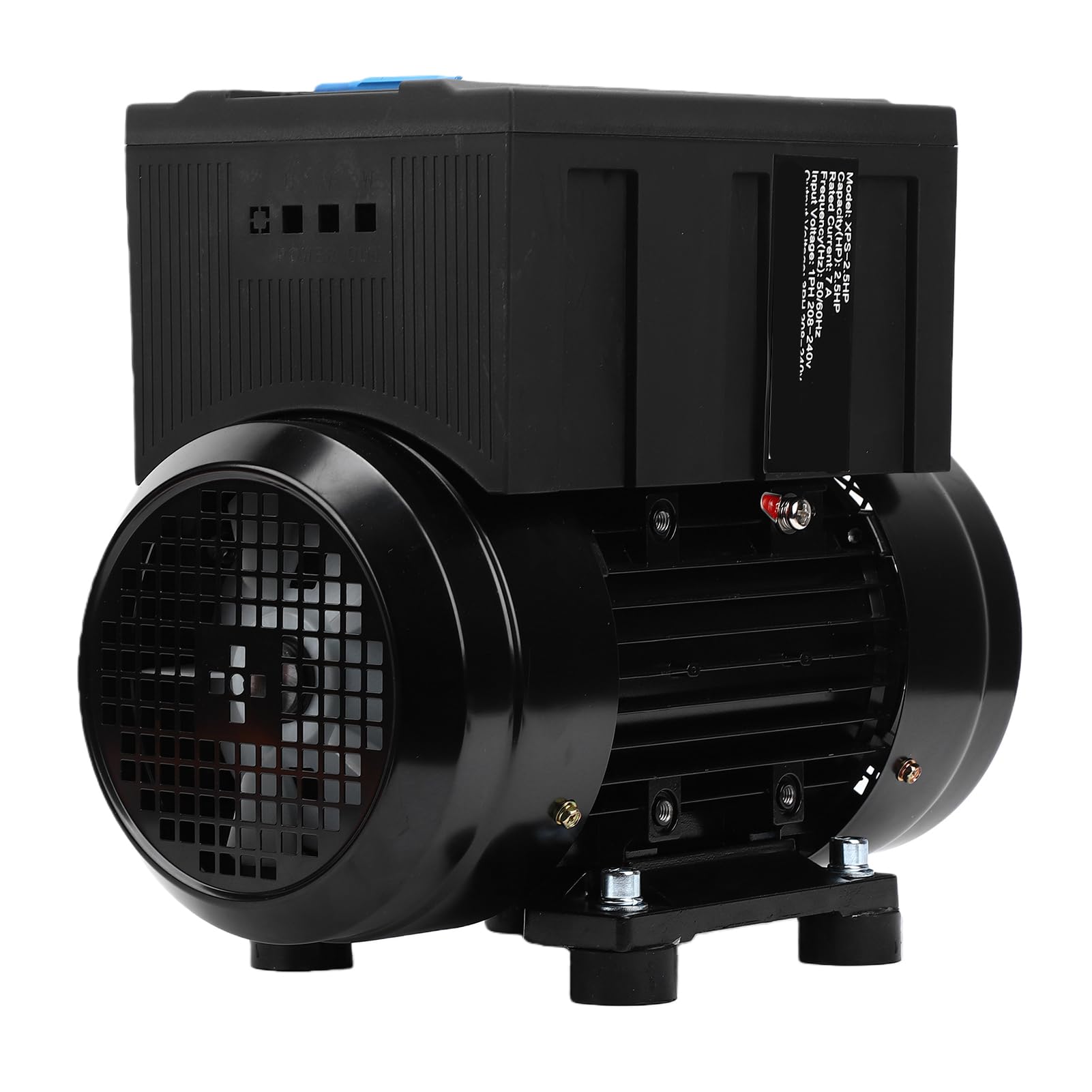 Jeffergarden Convertidor Monofásico a Trifásico de 2,5 Convertidor de Fase Rotativo 7A con Detección Automática de Carga para Máquinas CNC Compresores de Aire Equipos de Carga Pesada