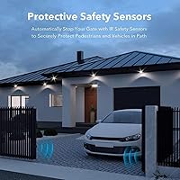 Vista 4 de Sensor infrarrojo de seguridad, contraparte automática de un solo haz 12/24 V, alarma detector impermeable, 1 par de medio huevo 65.6 ft