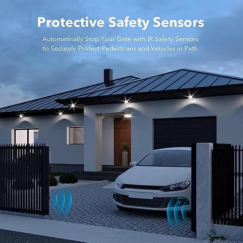 Miniatura 4 de Sensor infrarrojo de seguridad, contraparte automática de un solo haz 12/24 V, alarma detector impermeable, 1 par de medio huevo 65.6 ft, para