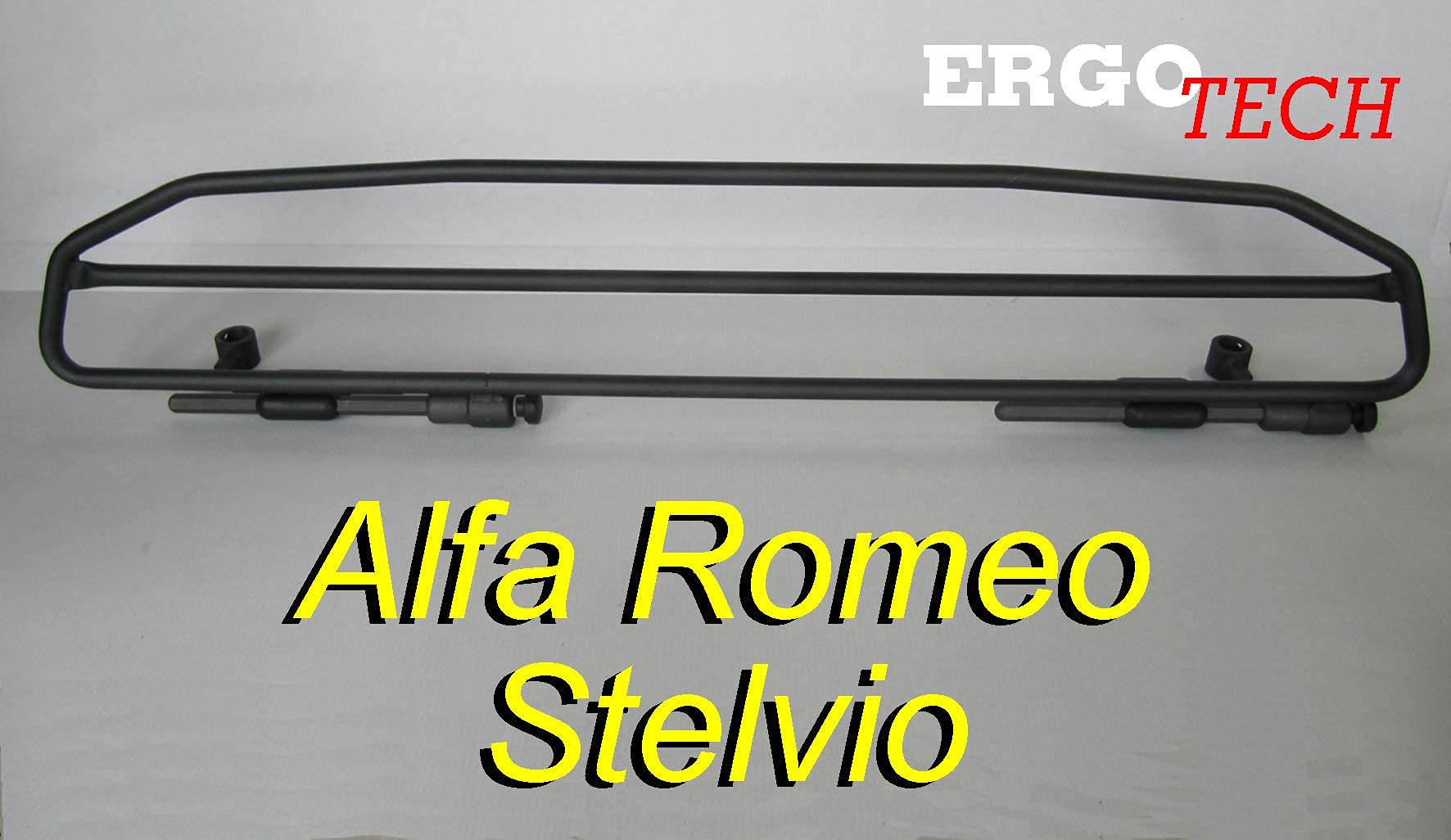 ERGOTECH Divisorio Griglia Divisoria per Alfa Romeo Stelvio, RDA65HBG-2HXXS8, per Trasporto Cani e Bagagli