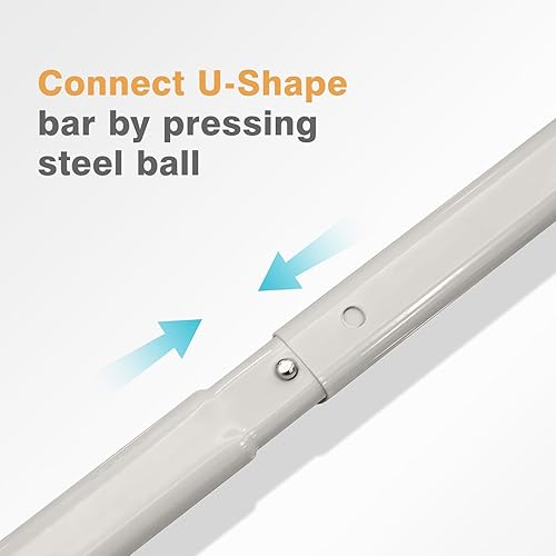 Miniatura 3 de Barras fijas en forma de U para cama infantil, solo aptas para riel de cama de 60 pulgadas