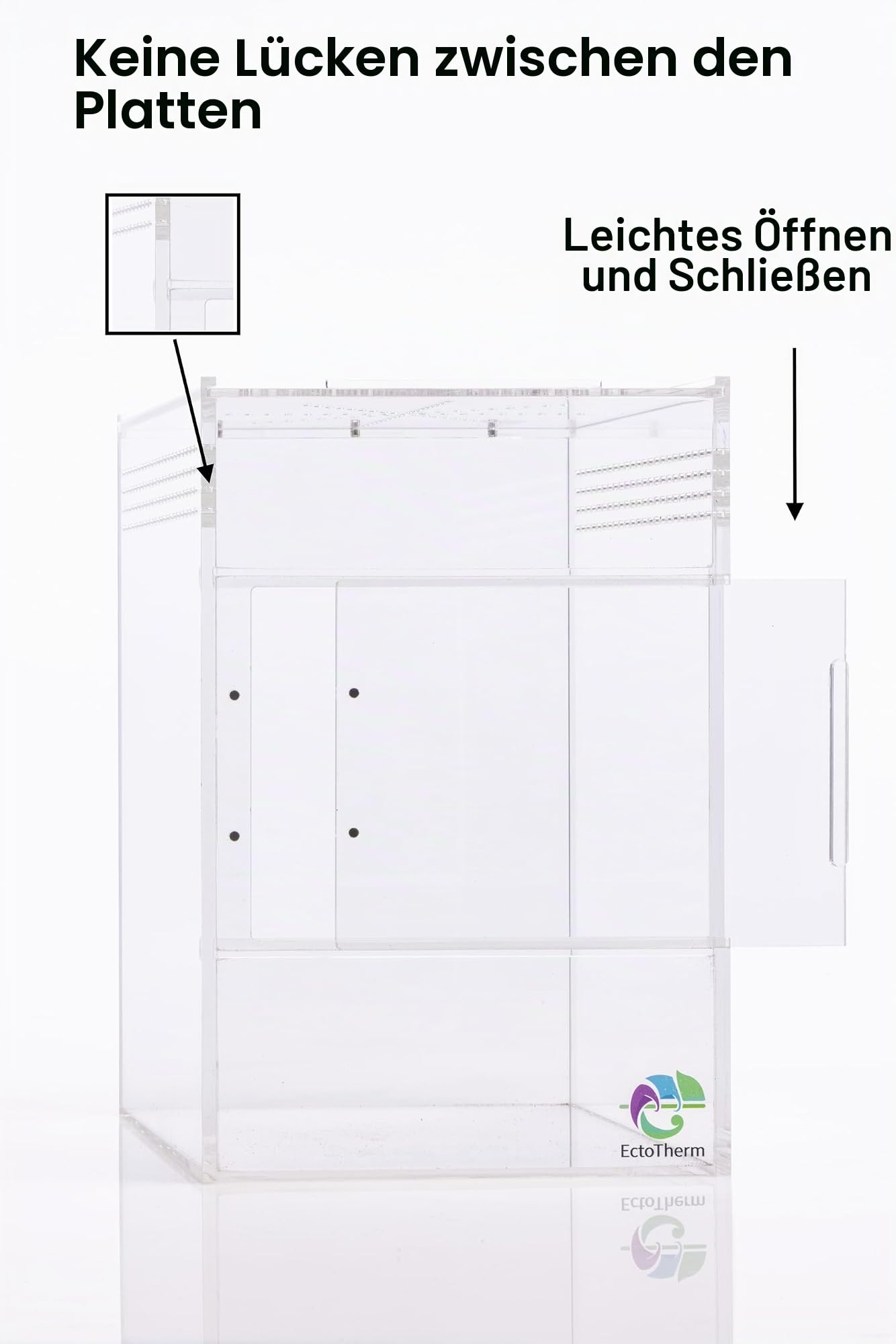 Springspinnengehege, Springspinnenwohnraum, Spinnen-Terrarium Kit, Springspinnengehege Zubehör, Spinnenkäfig, Käferterrarium, Insektenterrarium, Schneckenlebensraum, Arboreal Tarantel Gehege