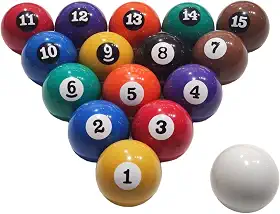 Jogo Bolas De Bilhar/Sinuca/Snooker 50mm