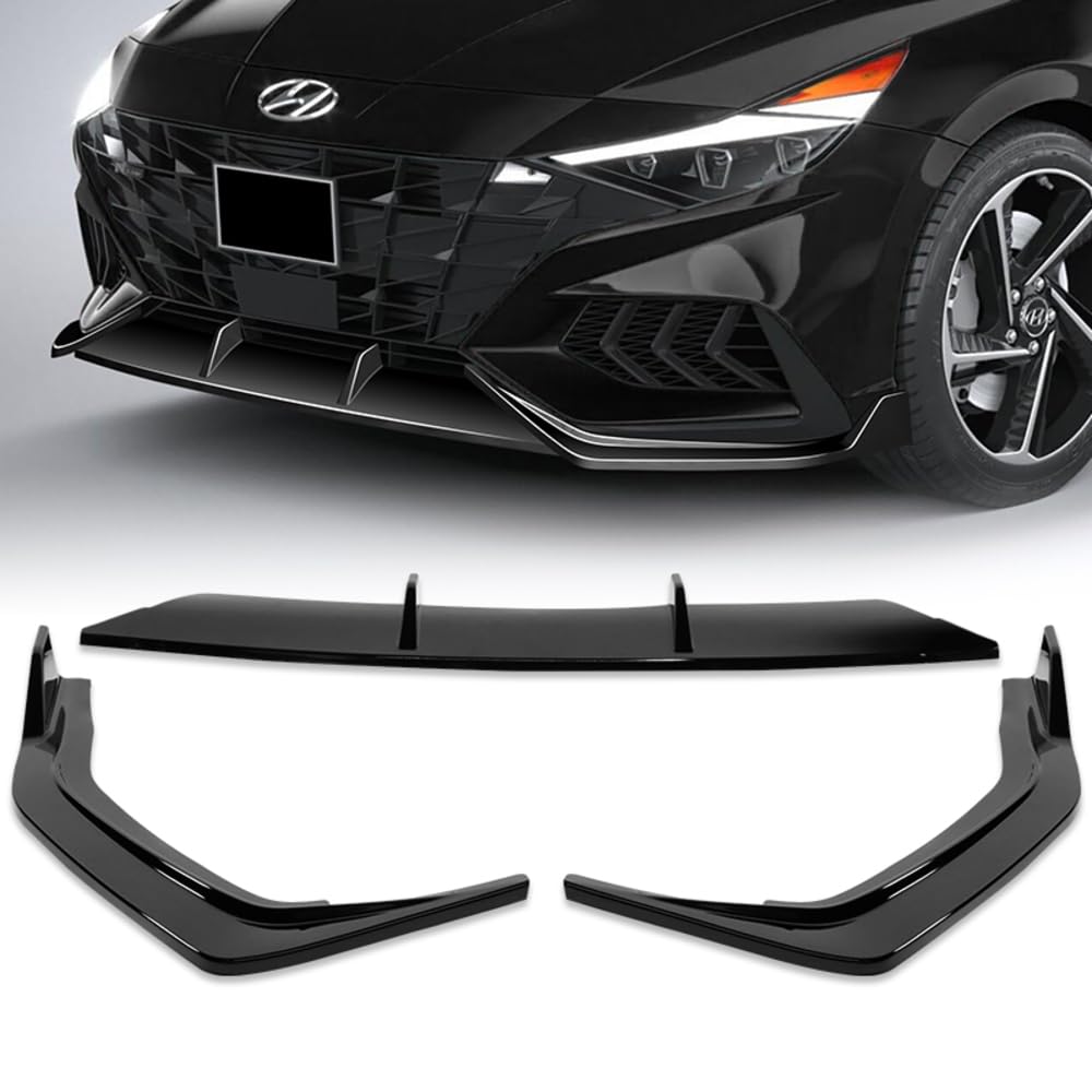 Amazon.com: W-POWER Q1-TECH, Front Bumper Lip fit for Compatible with ...