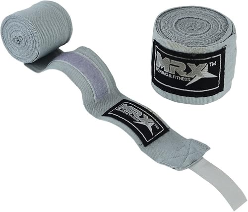 Miniatura 6 de MRX BOXING & FITNESS - Envolturas de boxeo 100% algodón, varios colores, ideal para artes marciales mixtas, boxeo, muay tailandés, entrenamiento de
