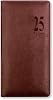 Letts of London Milano Slim week to view 2025 diary - chocolate