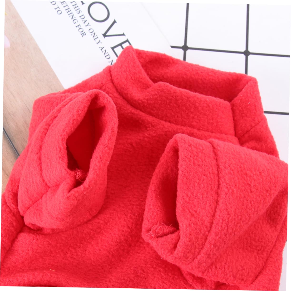 HMJGDHX 3 Pezzi Cucciolo Abbigliamento Invernale Abiti per Cani di Natale Vestiti per Cani di Natale Costumi Vestito Cosplay Cappotto per Animali Domestici Cappello da Babbo Natale Costume per Gatti