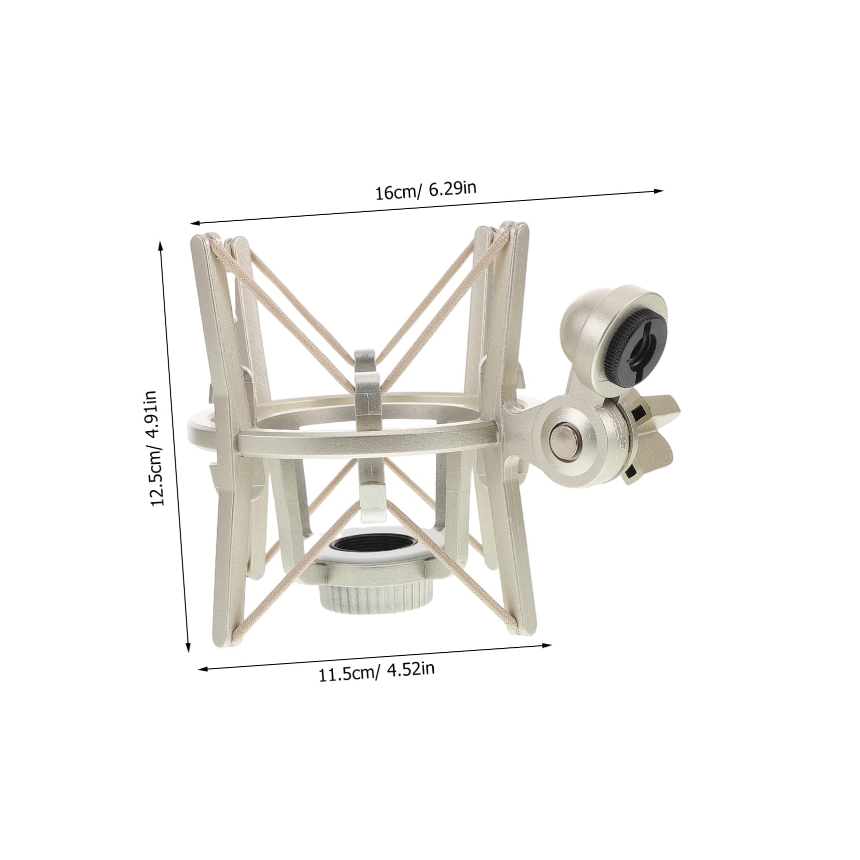 ifundom Plastic Microphone Shock Mount Threaded Mic Holder Recording Microphone Holder Anti-vibration Mic Stand Accessory For Recording