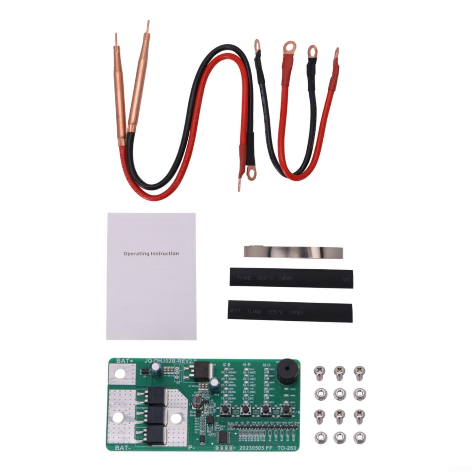 DIY Portable Spot Welder Kit with Adjustable Power Welding Board, 12V Battery Powered PCB Circuit Board Controller for Nickel Strip Spot Welding, Intelligent Control Module