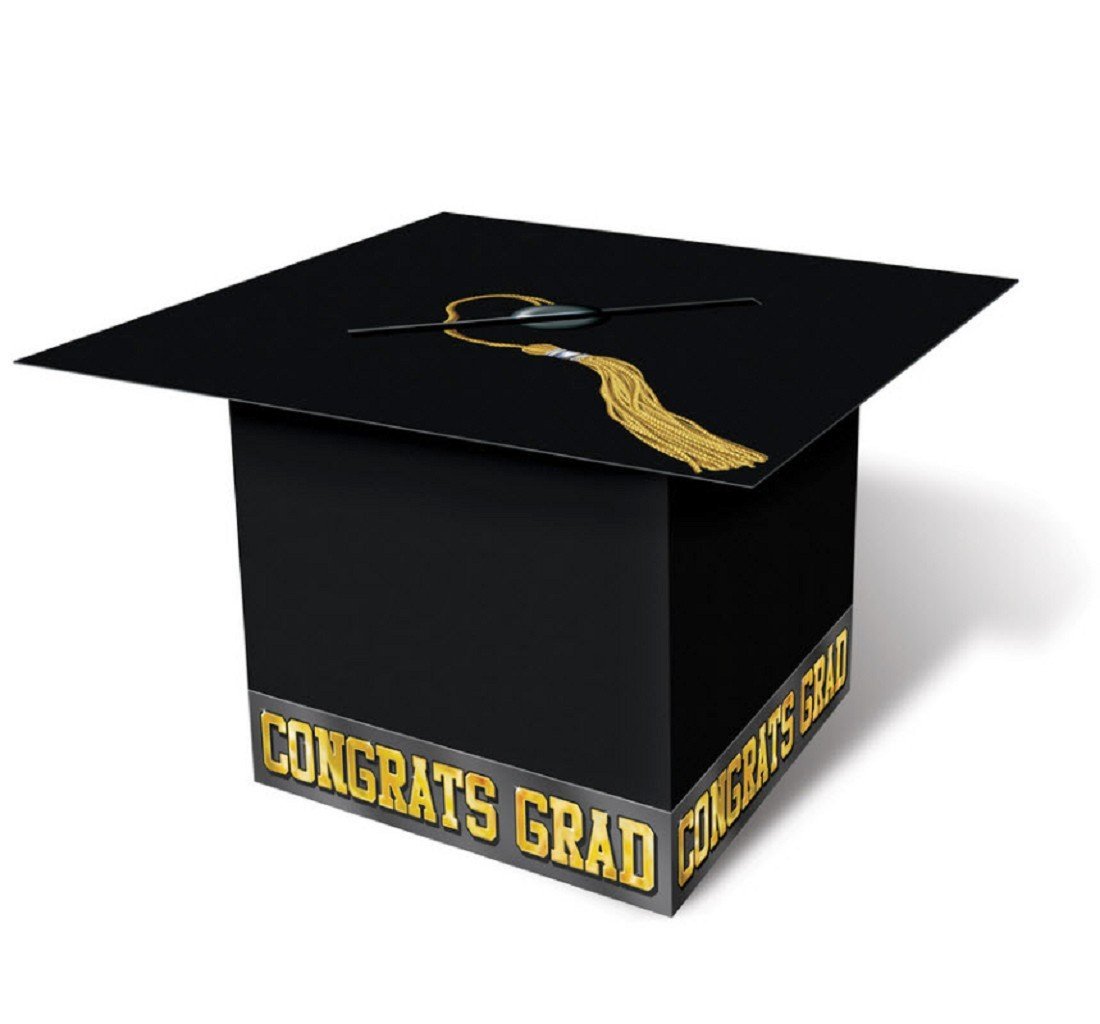 grad cap card Amazon.com: Grad Cap Card Box (black) Party Accessory (1 count) (1/Pkg) :  Home & Kitchen