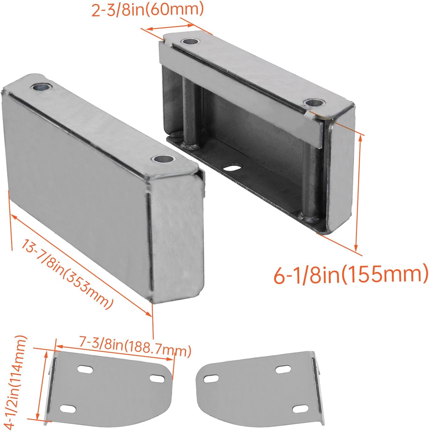 Swap Bracket Kit Compatible with 2003-UP Ford F100 Crown Vic for Dropping in Front Suspension