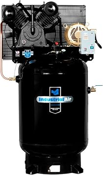 Industrial Air IV9969910 10 HP Two Stage Air Compressor, 120 gallon