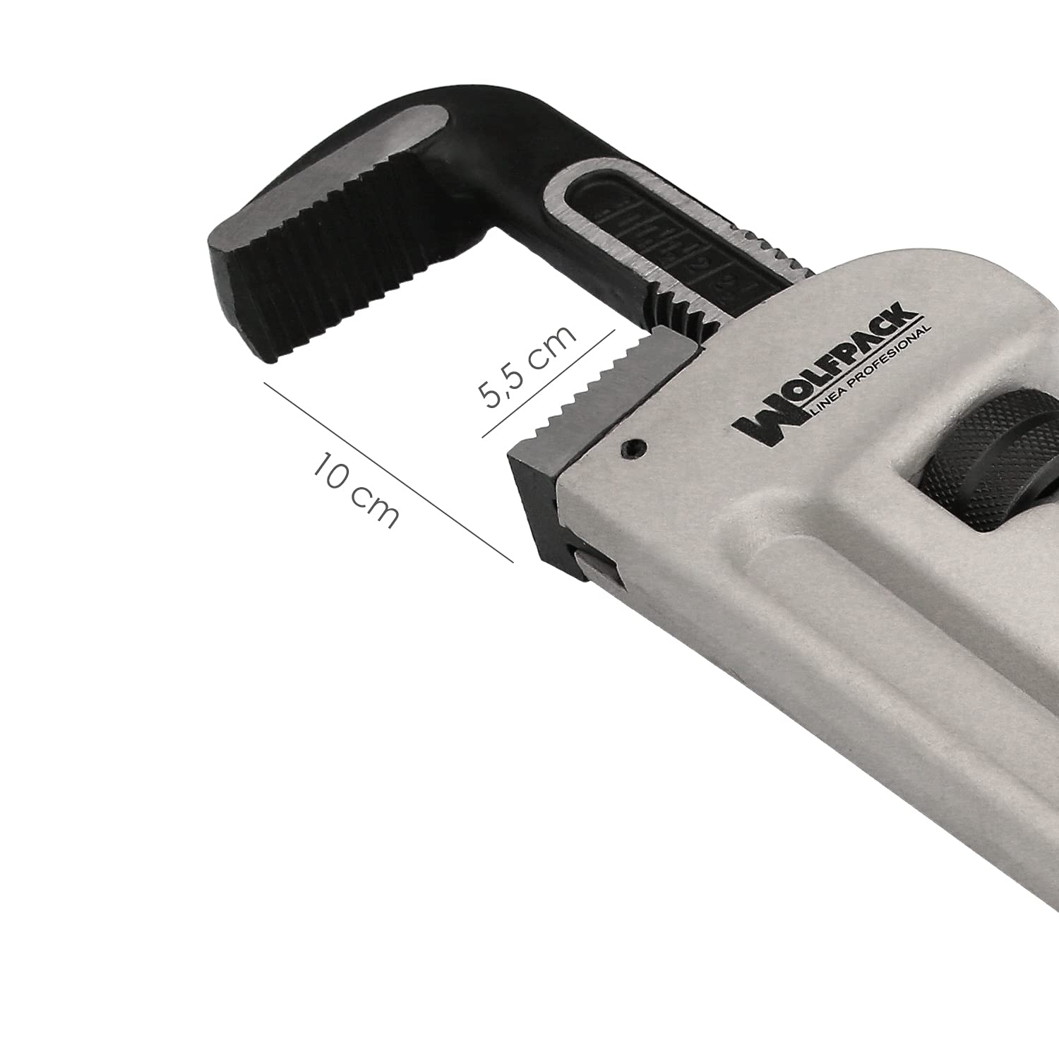 WOLFPACK LINEA PROFESIONAL Llave Stillson Heavy Duty Aluminio 24"