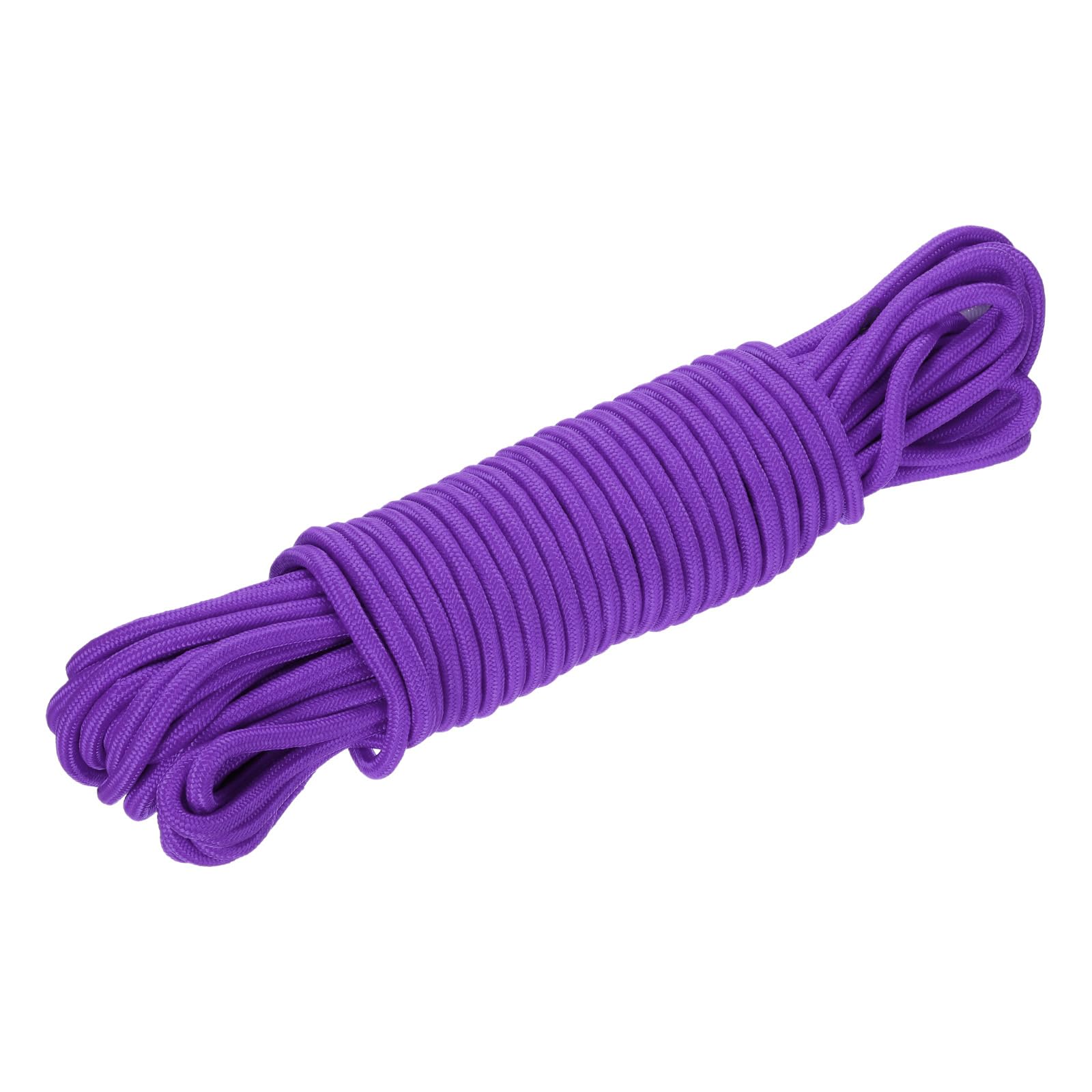 QUARKZMAN Corde tressée en Corde en polypropylène 45M/147ft 1/2" 12mm Violet pour Une Utilisation intérieure et extérieure, Camping, Corde à Linge