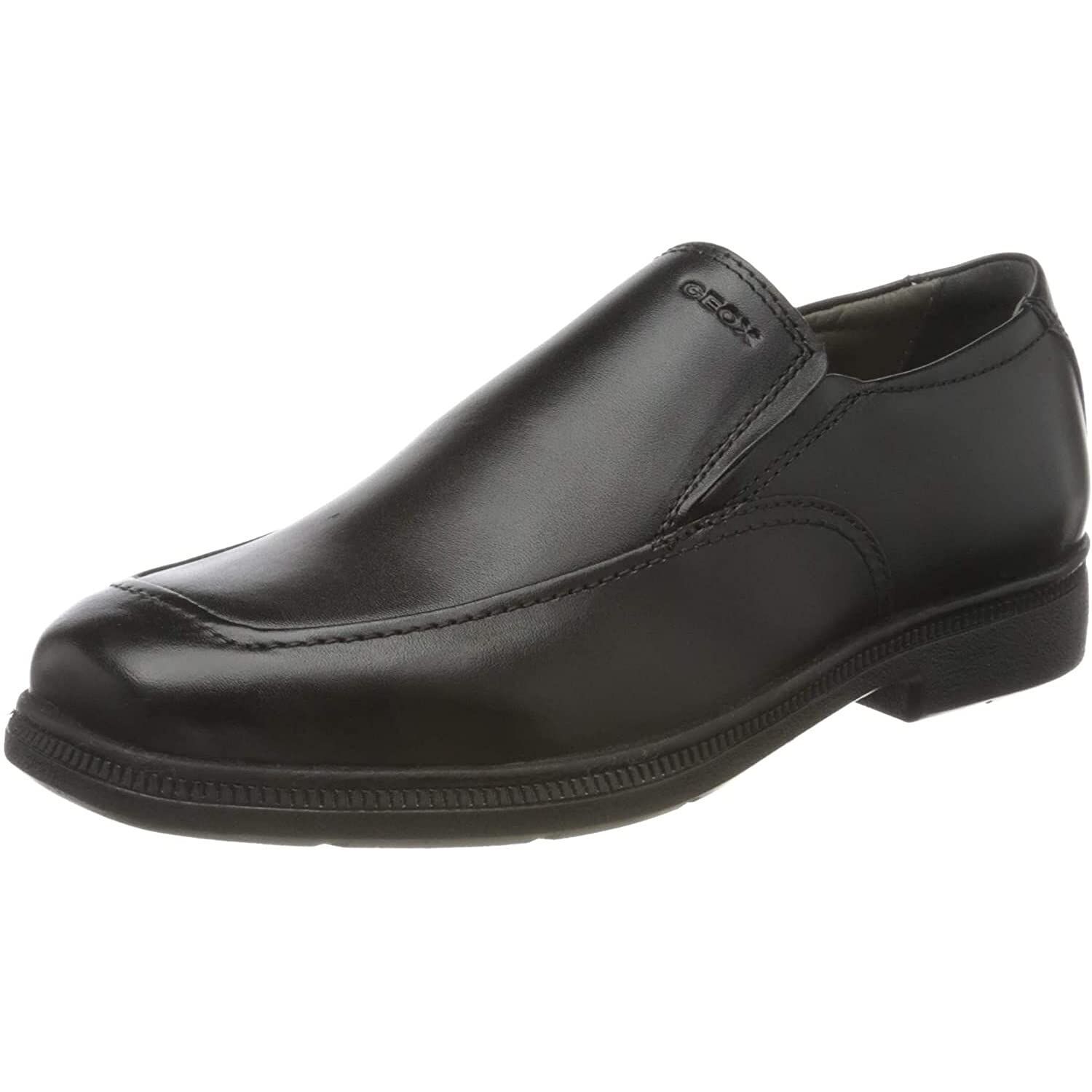 Geox Boys Jr Federico D Shoes, Black, 13 UK