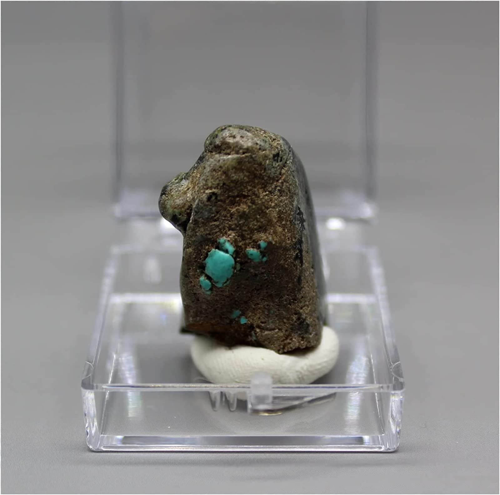 Turquesa natural de 3,4 cm BAKYAR piedra mineral de colección y cuarzo para decoración