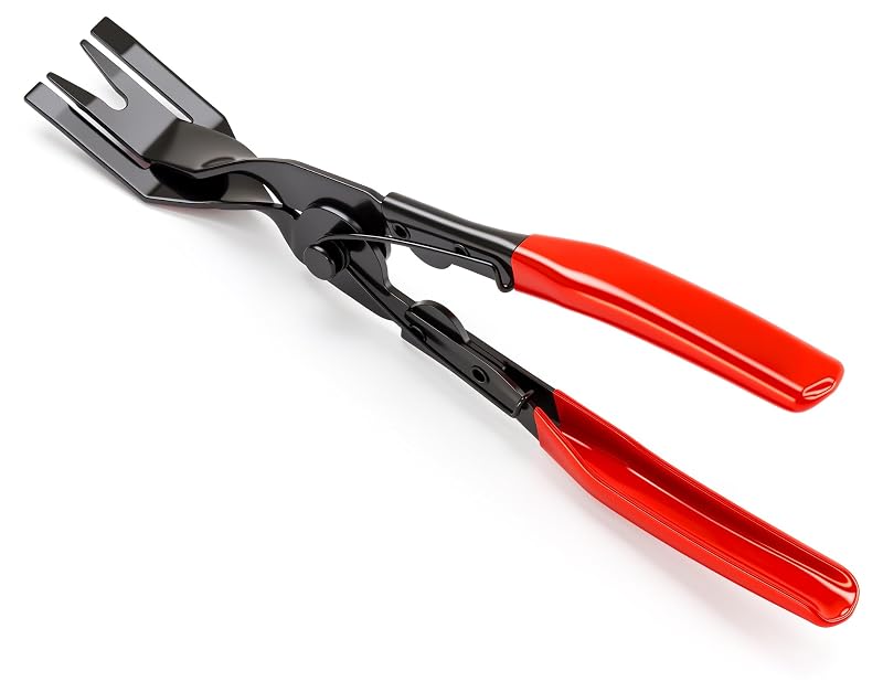 Alicate para Remoção de Grampos e Presilhas de Acabamento Automotivo MEAJOO Vermelho