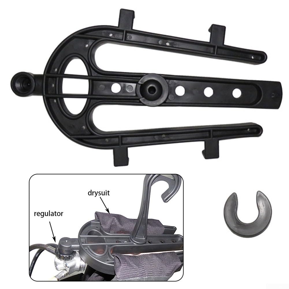 DAZZLEEX Cintres pour Combinaison de plongée, Combinaison étanche à Cintre Lourd, Cintres pour Combinaison de plongée, Cintre pour Accessoires de plongée Cintre pour Accessoires de plongée