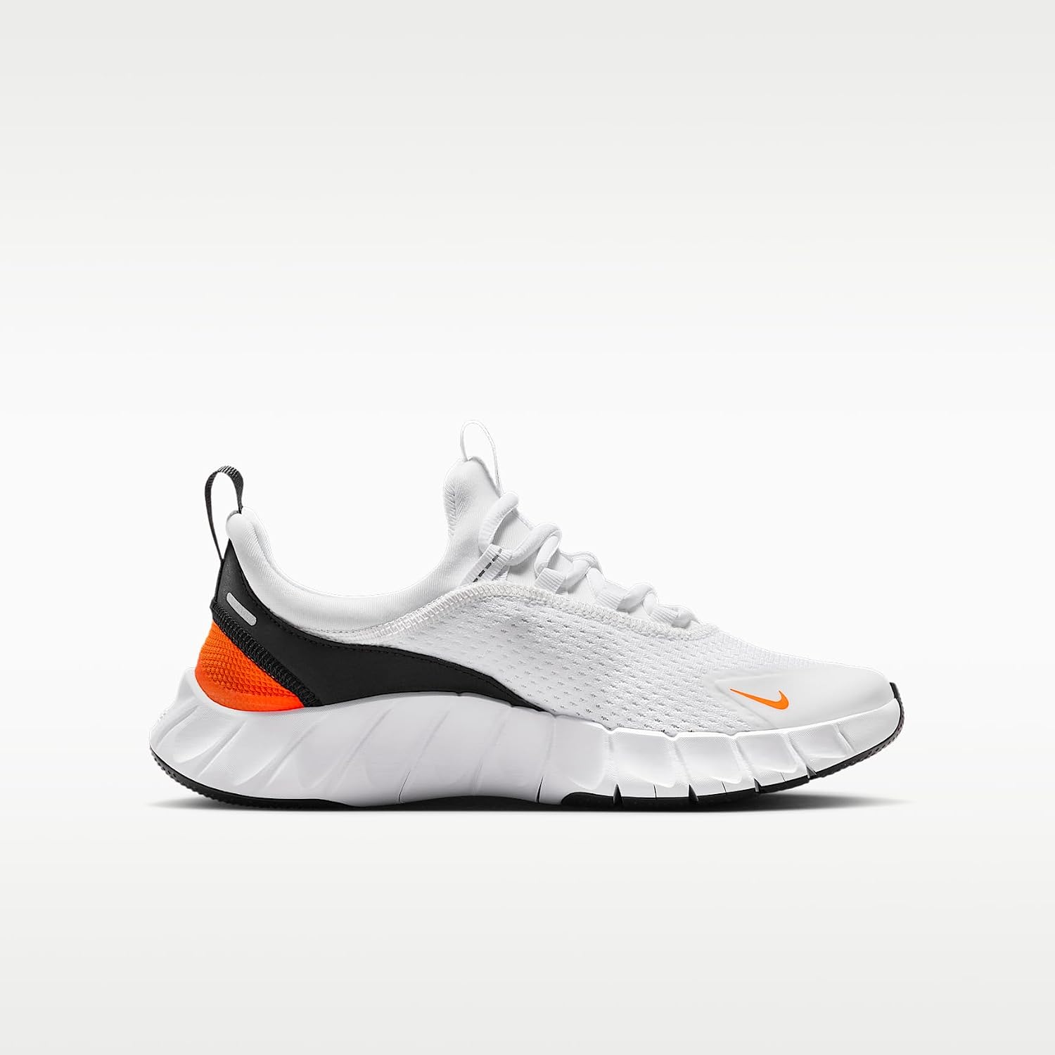 Nike Free Ride Big Kids' Running Shoes (White/Safety Orange/Black)