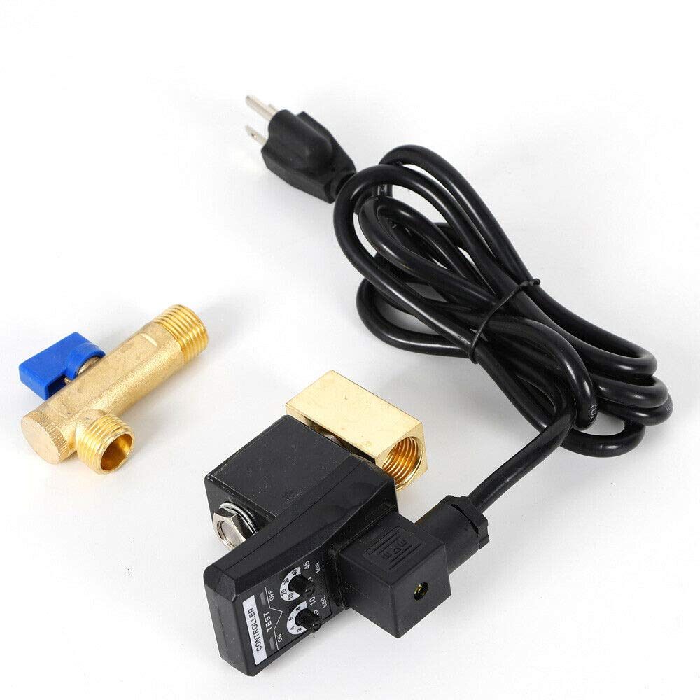 Buy AC 110V 1/2" Automatic Electronic Timed Air Compressor Condensate