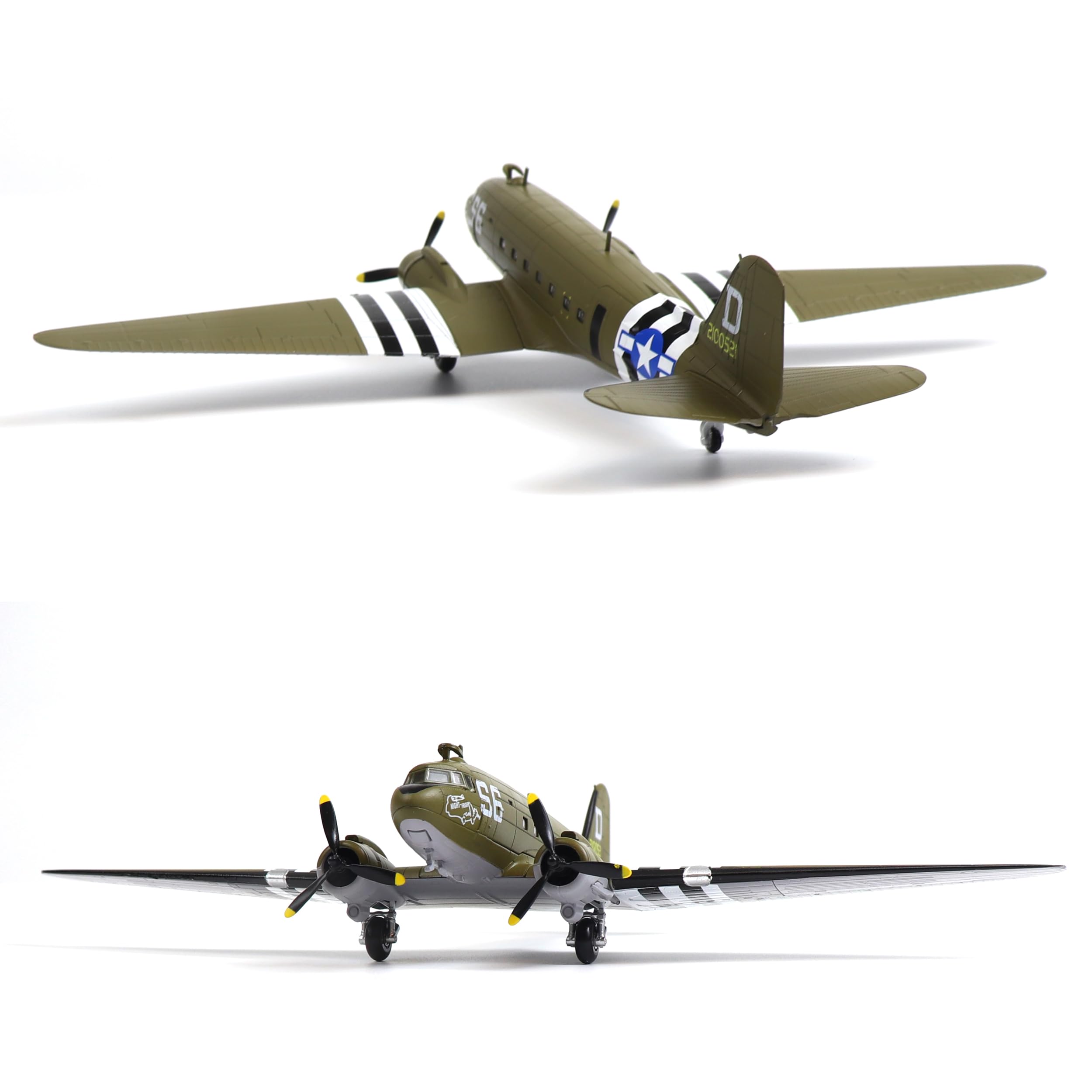 Amazon.com: SEBUNAS 1/100 Scale Douglas US C-47 Skytrain Military