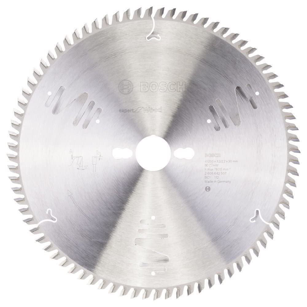 Bosch Professional Expert daire testere bıçağı, ahşap için, 250 x 30 x 3,2 mm, 80, 2329817