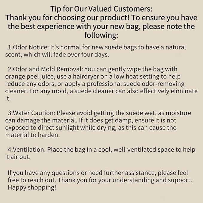 Suede Bag for Women Hobo Bag Slouchy Purse Fashionable Leather Shoulde Office Tote Handbag