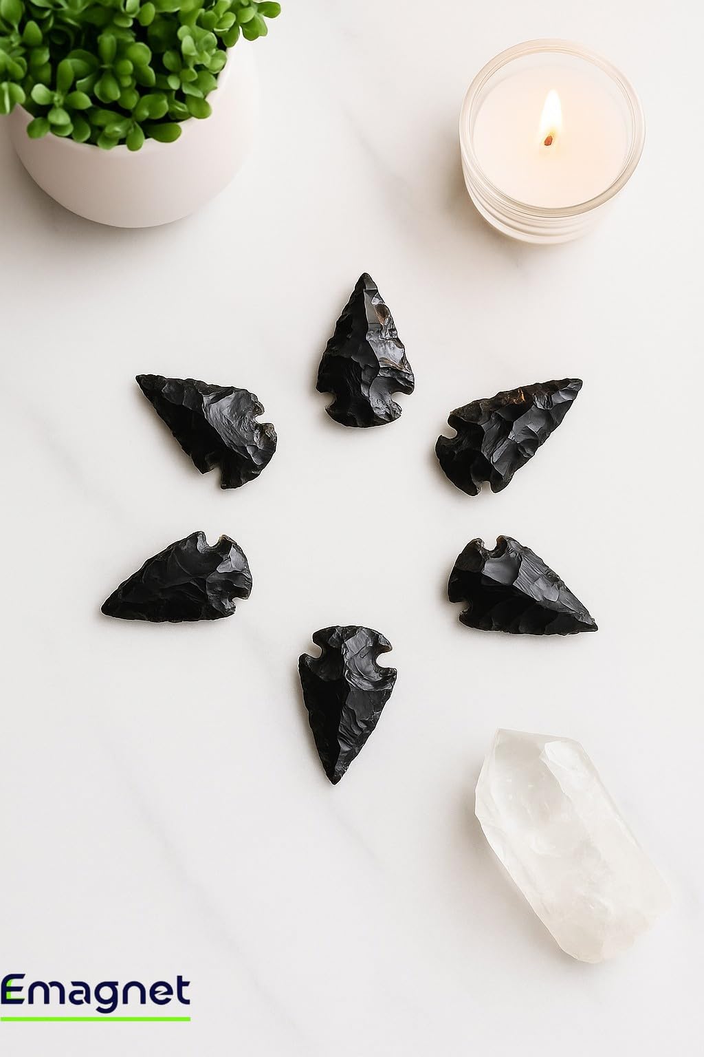 Black Obsidian Knife - Crystal Healing & Home Decor -3 Black Obsidian Knife - Crystal Healing & Home Decor -3