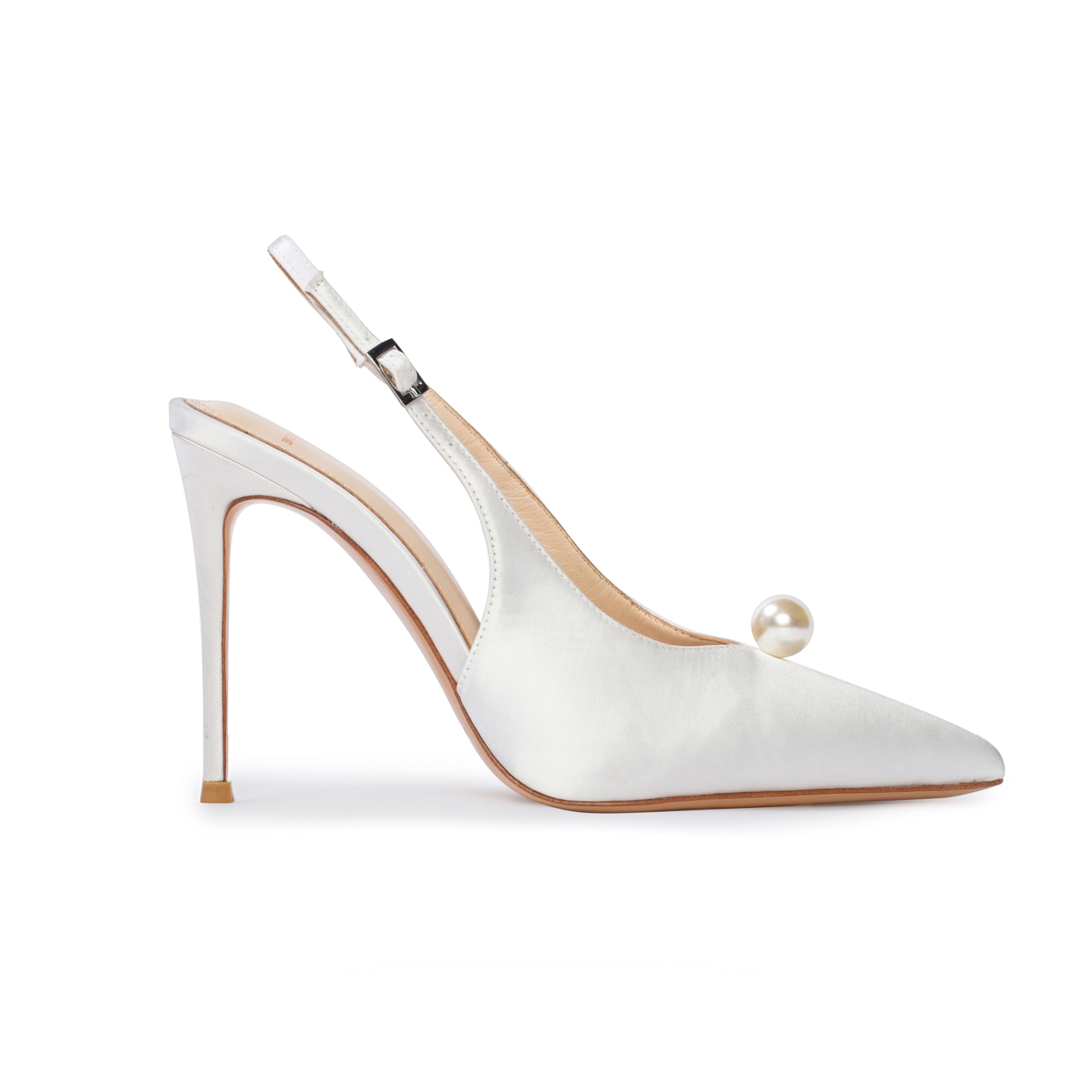 Lhamo Latso Women‘s Pumps Stiletto Heels Slingback Sexy Heels 4 Inch