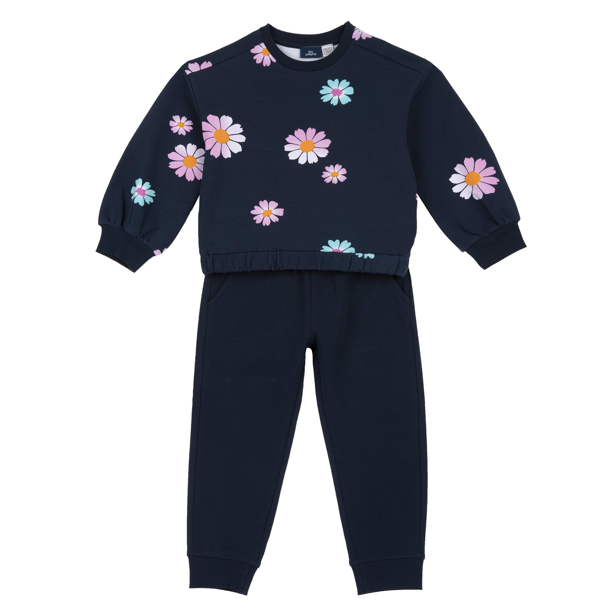 Chicco, Tuta Bambina, Completo Bambina con Felpa e Pantalone, Comodo e alla Moda, Designed in Italy