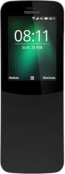 Nokia 16ARGB01A06 8110 4G UK SIM-Free Smartphone - Black
