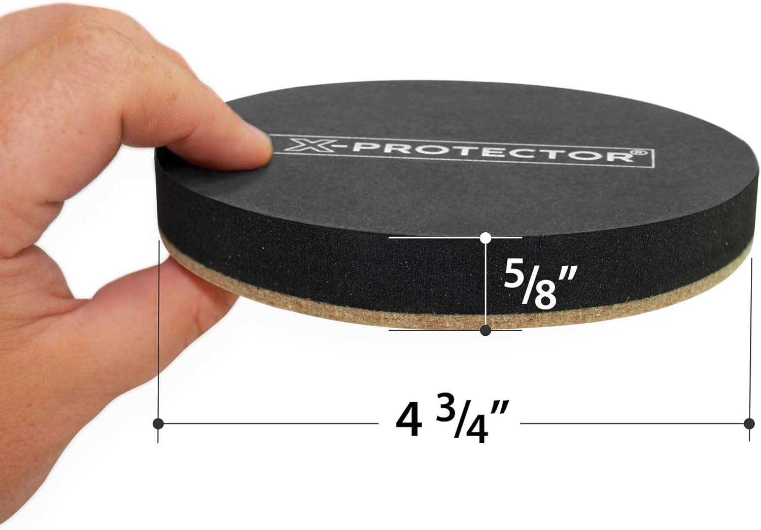 Felt Sliders for Hardwood Floors & Furniture Lifter - 8 PCS 4 3/4” Heavy-Duty Sliders & Premium Furniture Jack Lifter with Adjustable Height - Move and Lift Furniture with Minimal Effort