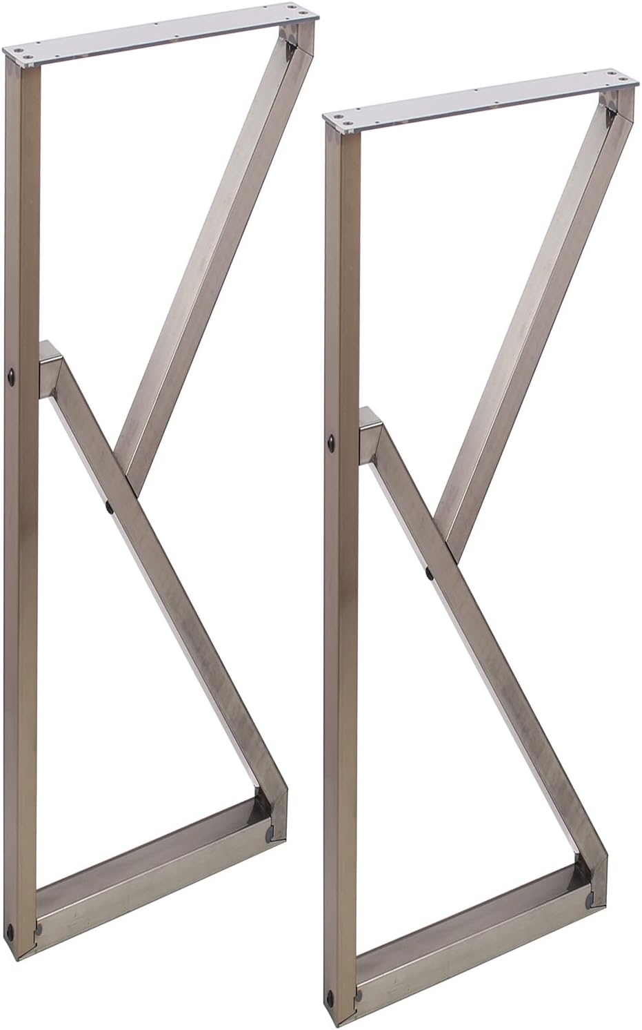 Herkii Metal Table Legs 35 Inch Heavy Duty K Shape Metal