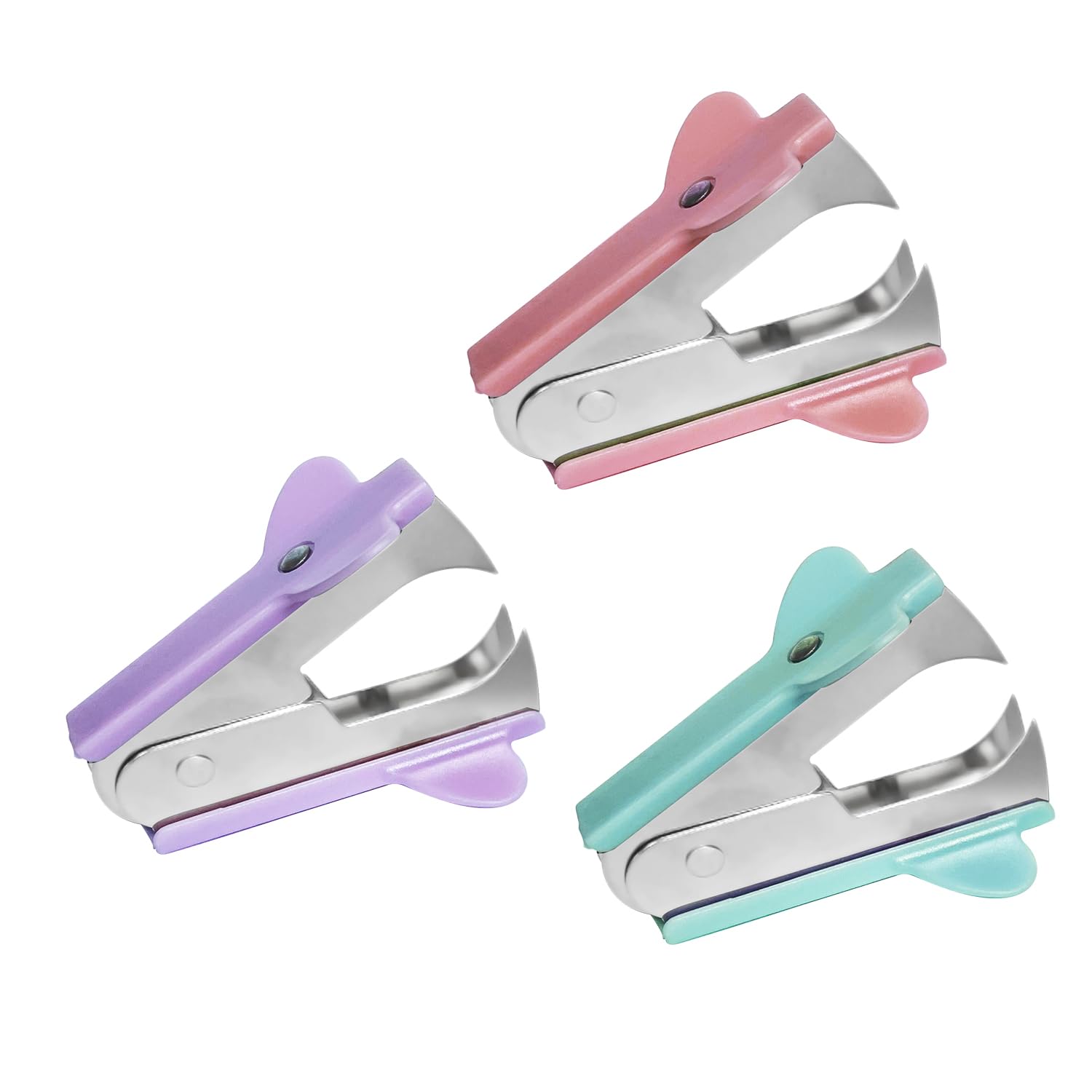 Lot De 4 Mini Dégafeurs En Acier Inoxydable Noir - Pour Retirer Les Agrafes Sans Abîmer Les Documents - 9