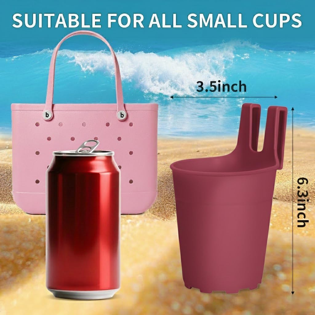Cup Holder and Hooks Accessories for Bogg Bag Original/Baby/Bitty image 4