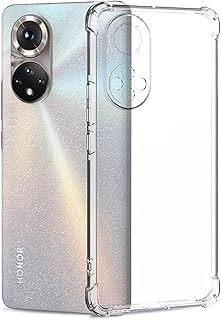 جراب حماية شفاف لموبايل هونر 50 _ نوفا 9 ناعم من البولي يوريثين الحراري والسيليكون ممتص للصدمات بزاوية معززة