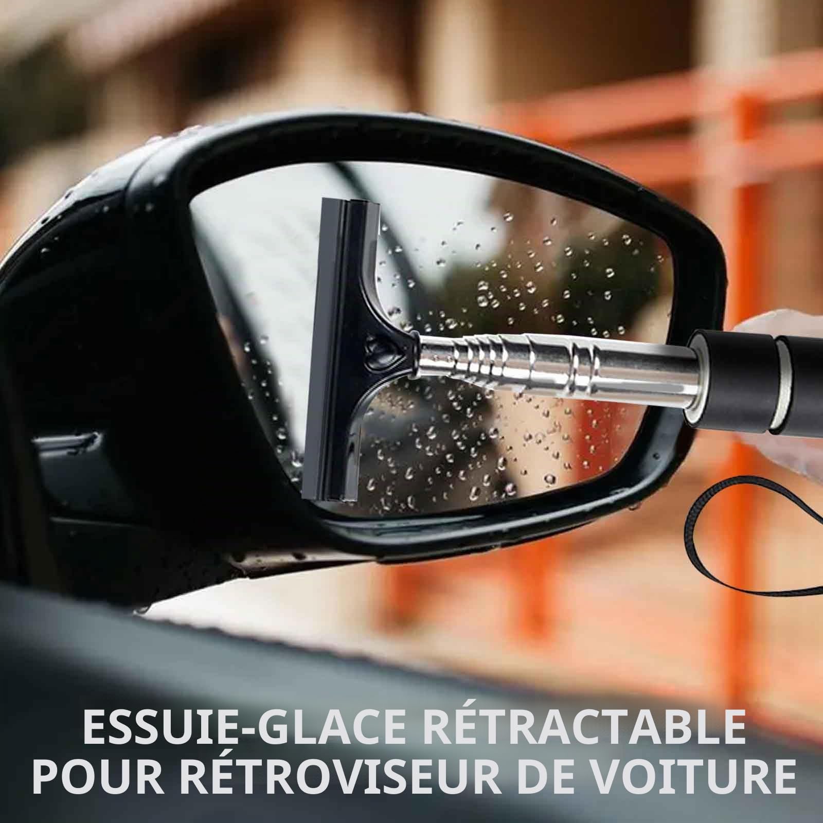 AYNKH essuie - glaces de voiture, mini essuie - glaces télescopiques, outil de nettoyage portable pliable pour tous les véhicules, idéal pour les jours de pluie, de brouillard et de poussière