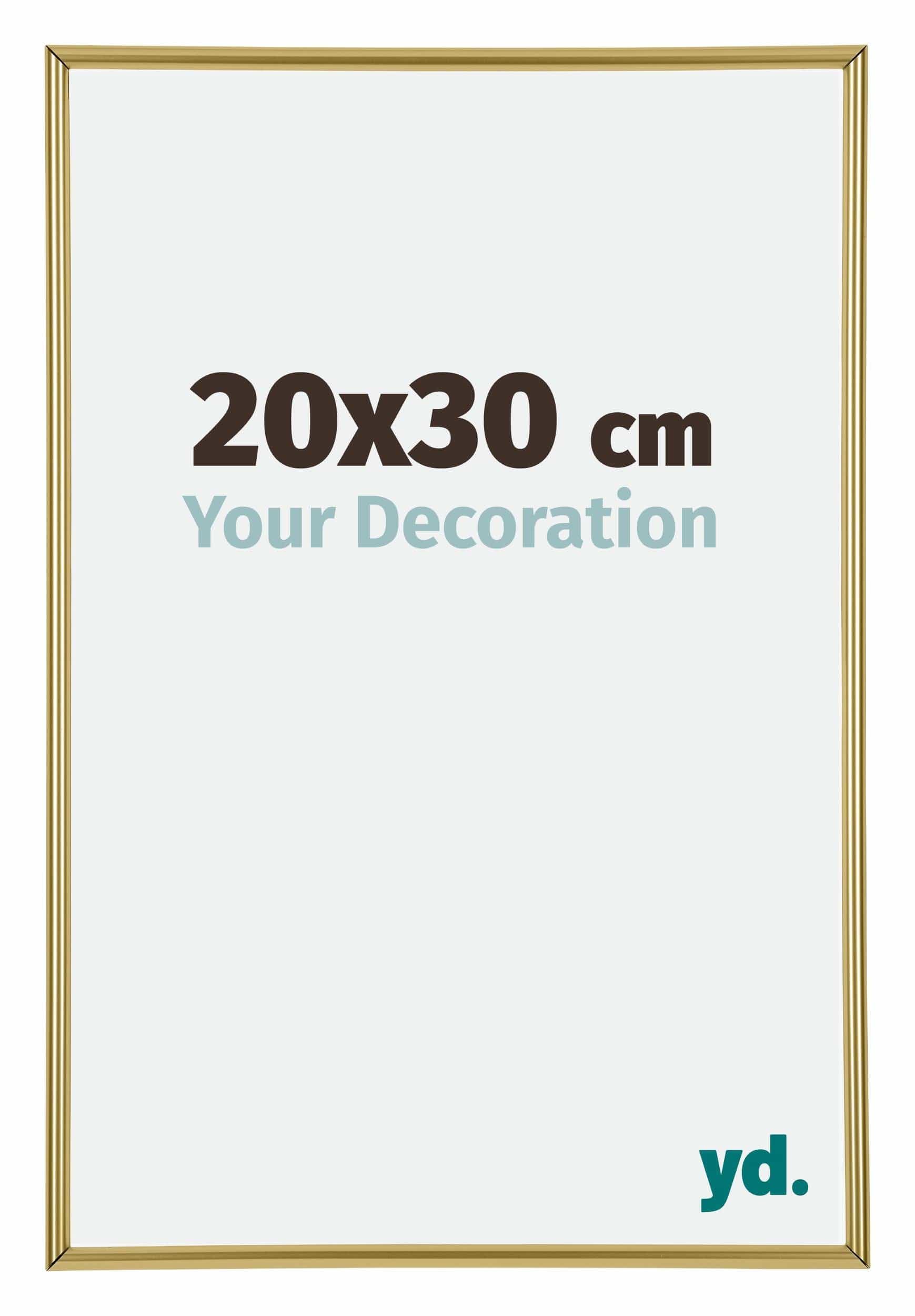 Your Decoration - Picture Frame 20x30 cm - Gold - Decorative Wall Frame in Plastic with Antireflection - Frame 20x30 - Annecy — image 1