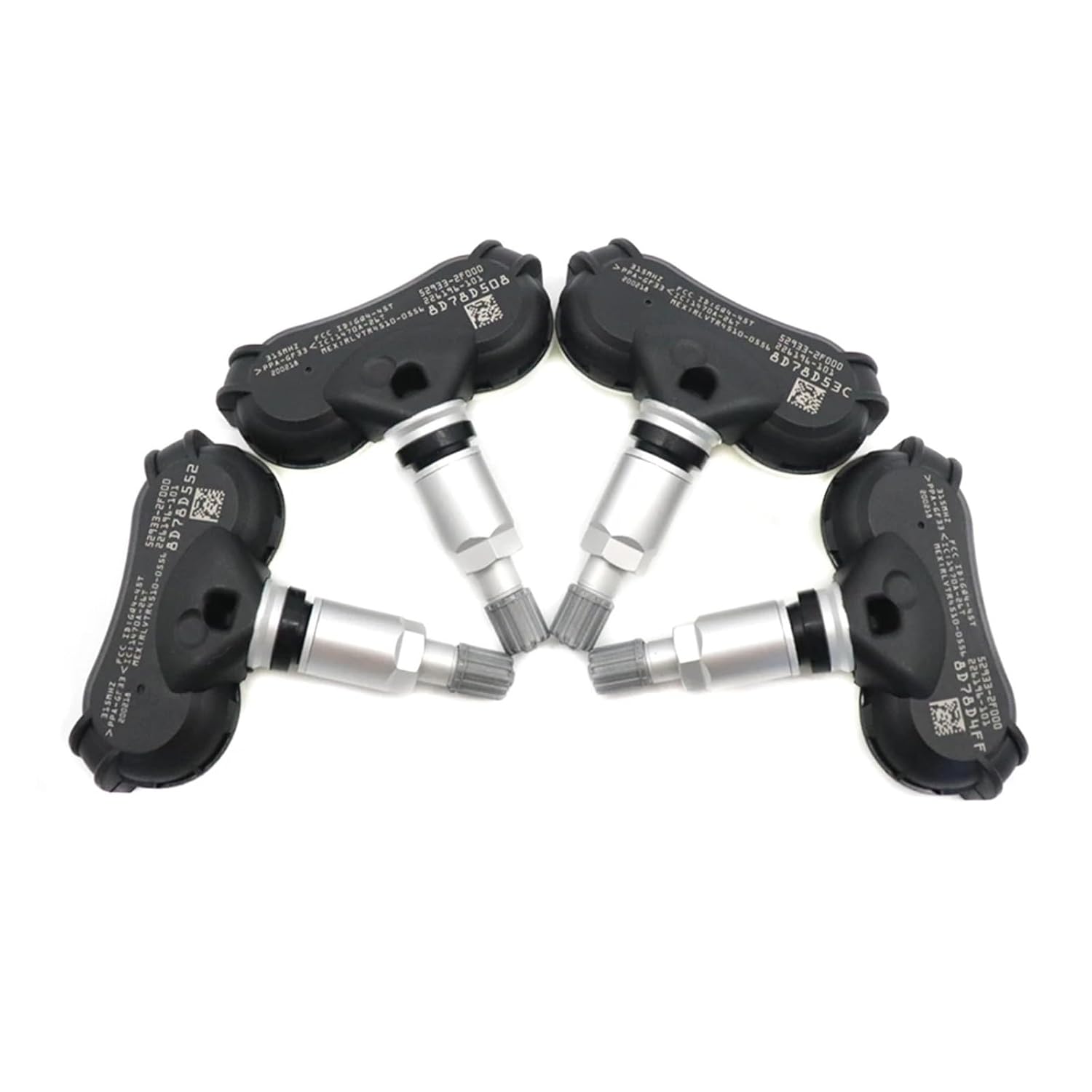 52933-2S510 TPMS Tire Pressure Sensor Monitoring Fit for Hyundai Fit for Sportage 2014-2016 315MHZ 529332S500(4 pcs)